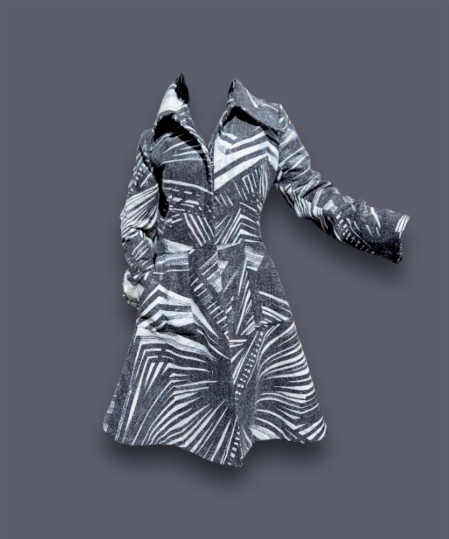 Zipper Front Coat