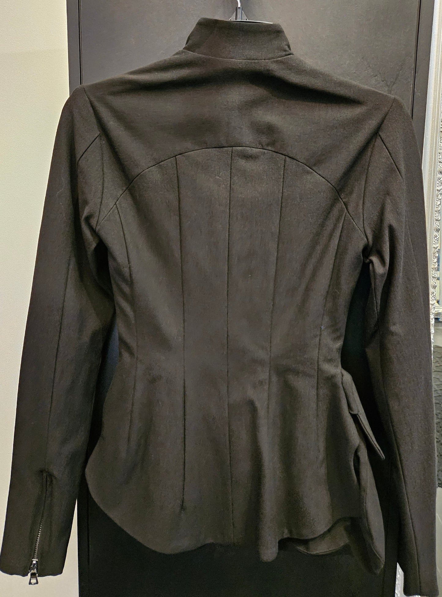 Zip Front Jacket with Bucket Pocket