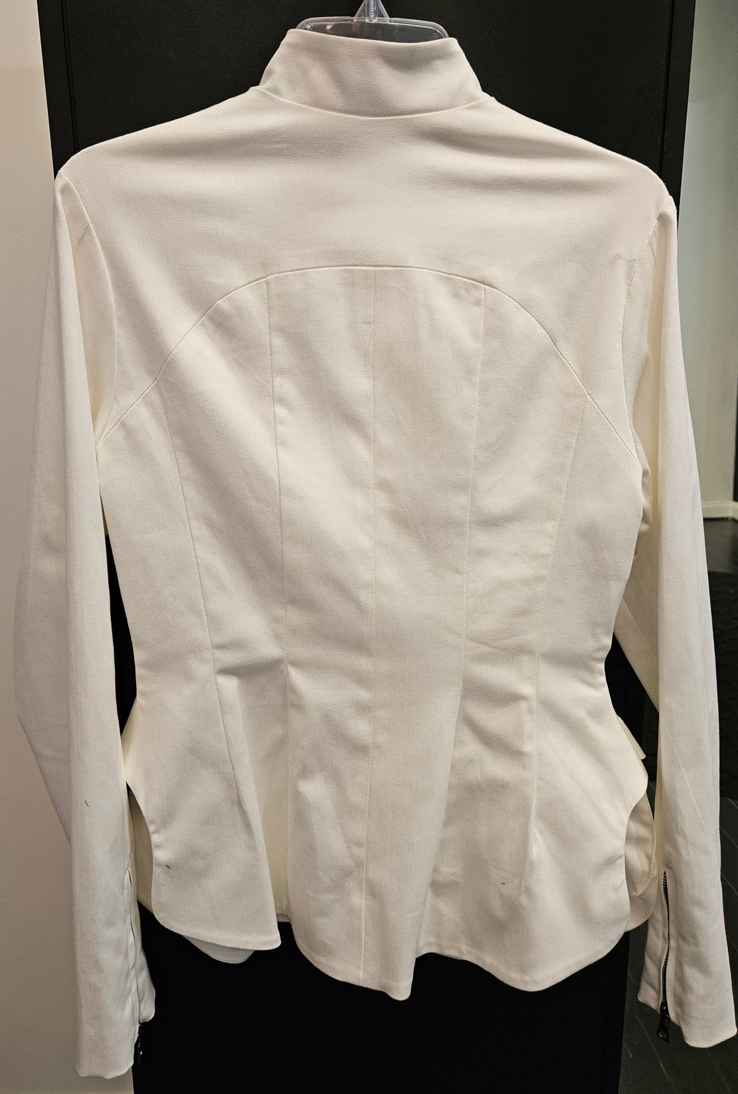 Zip Front Jacket with Bucket Pocket