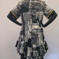 ShoBall Black & Gray printed Dress