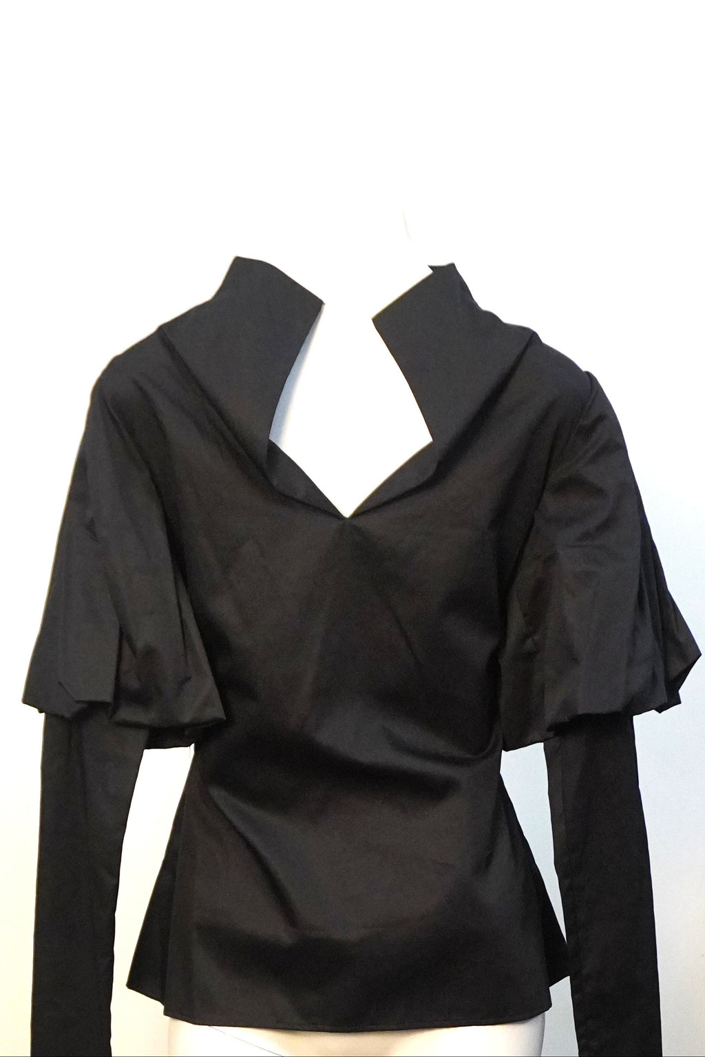Slit Front Cotton Shirt