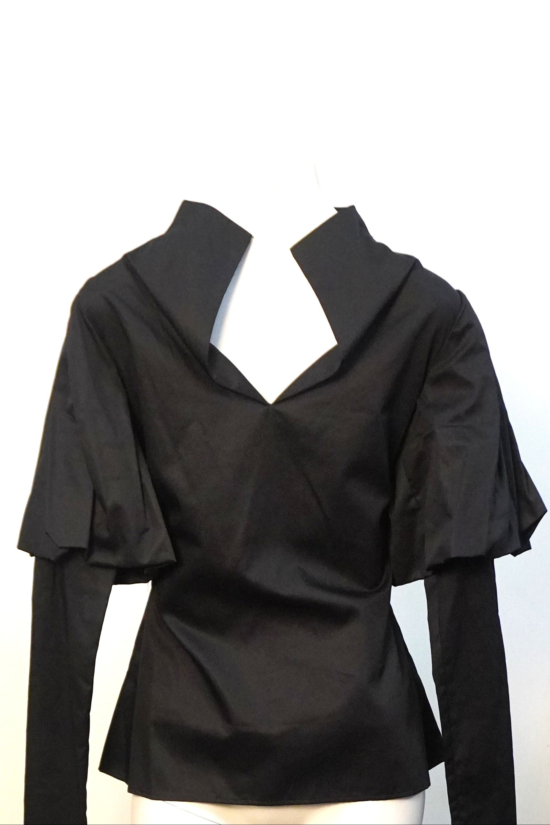Slit Front Cotton Shirt