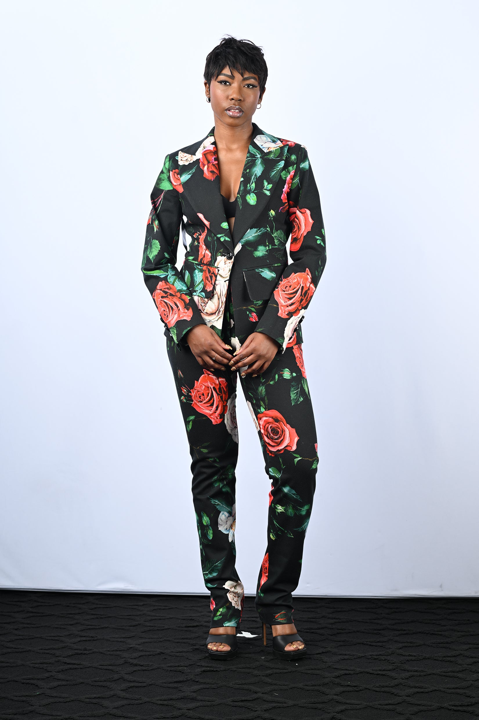 Floral Suit Pant