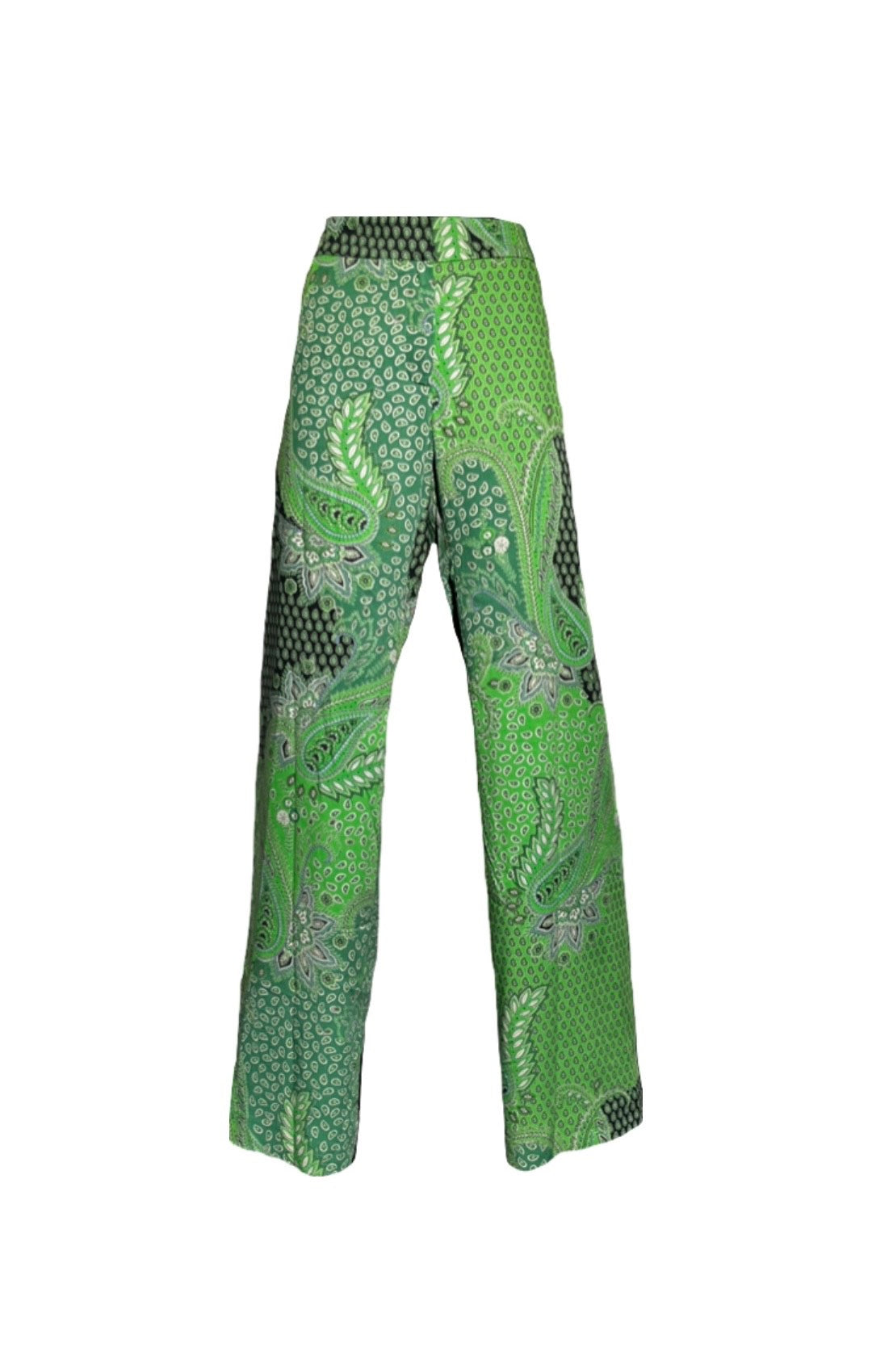 Green Paisley Pant