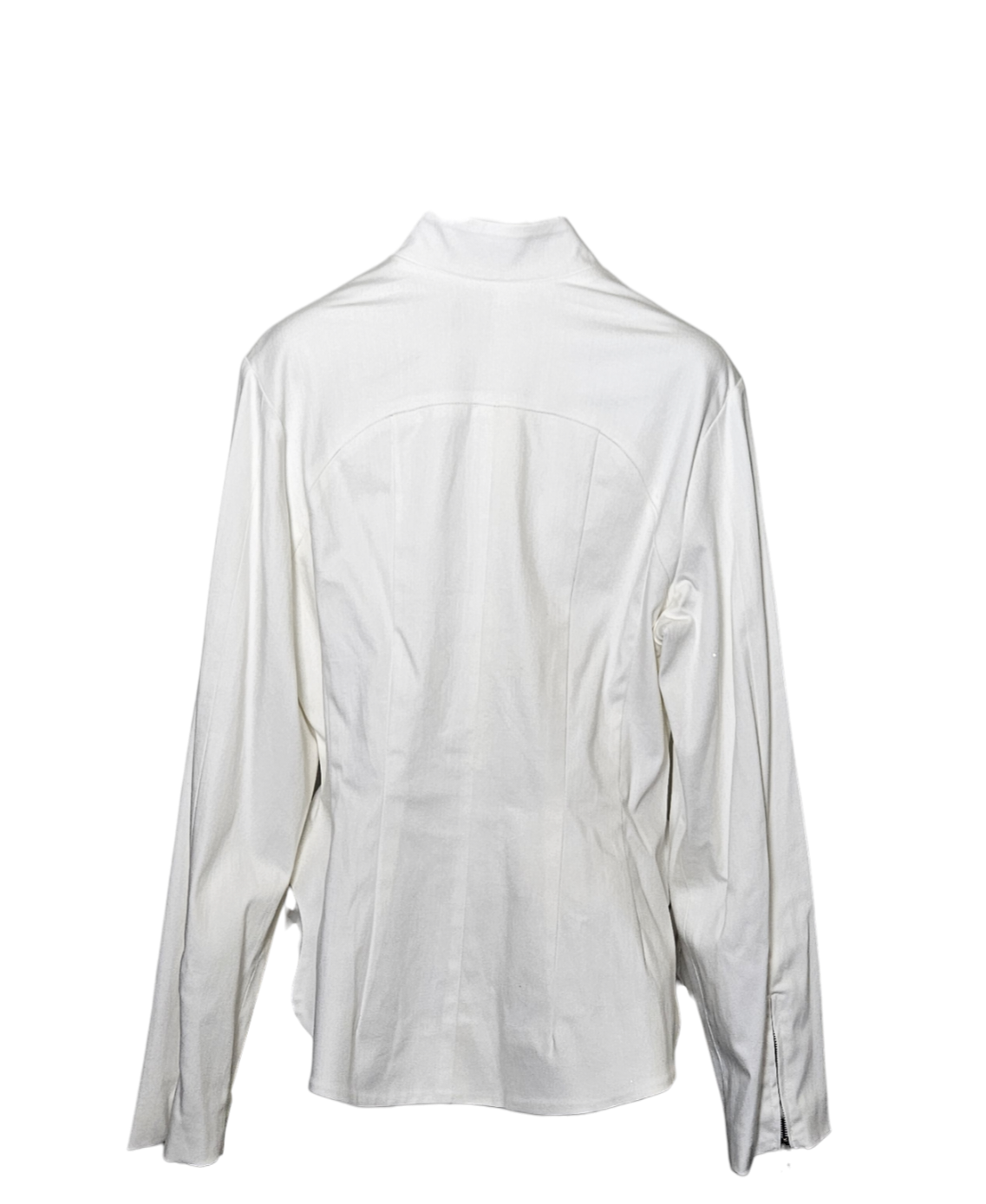 Denim Zip Front Jacket with Bucket Pocket