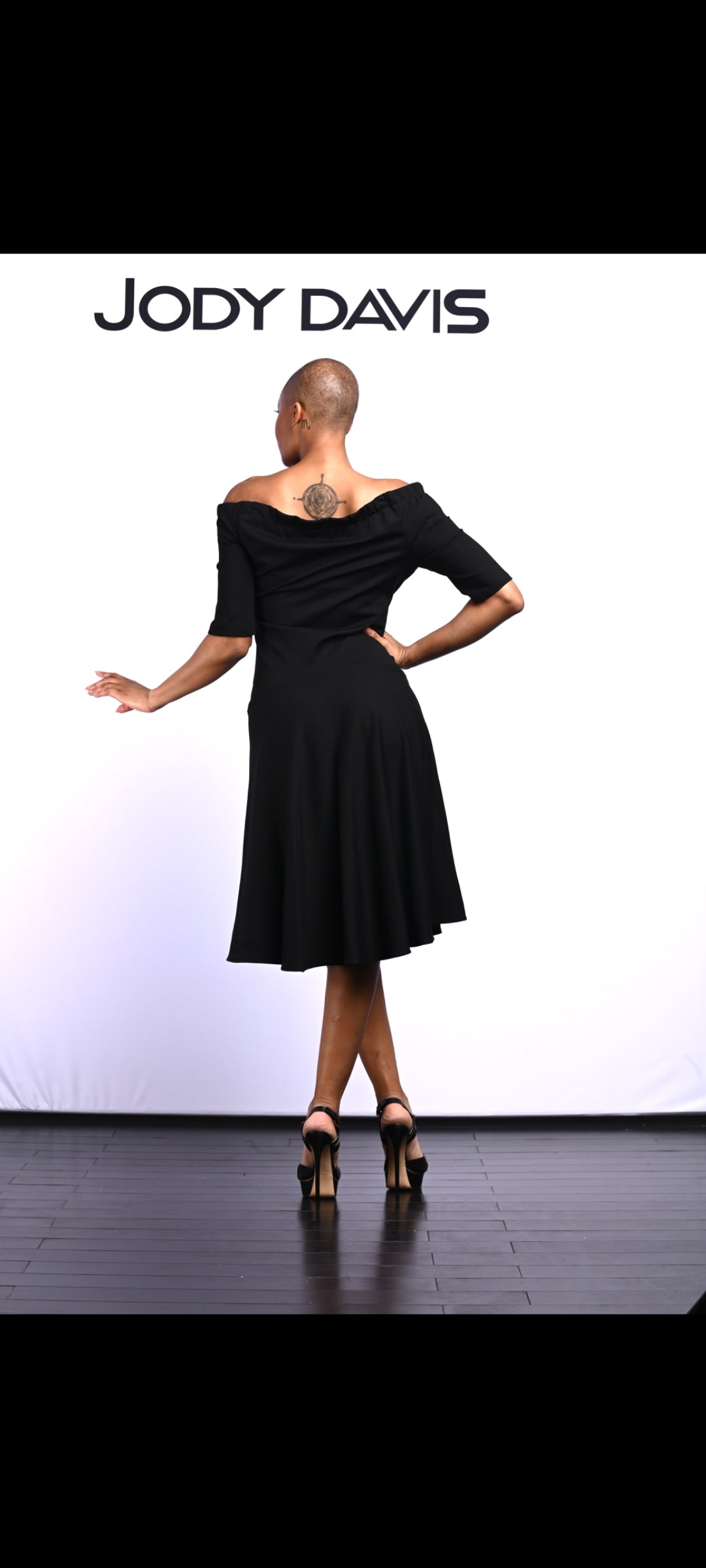 Off the Shoulder Fit and Flare