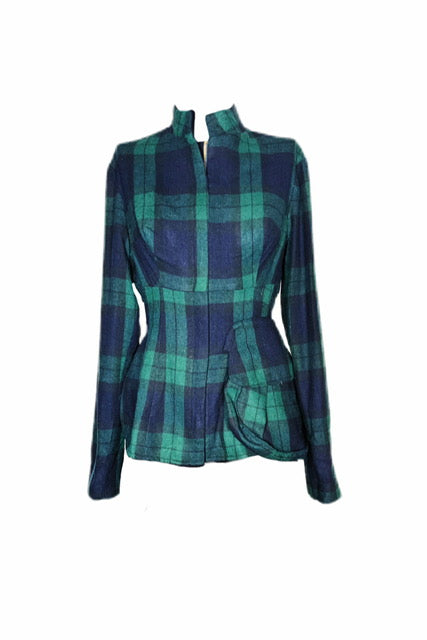 Colored Cotton Bucket Pocket Jacket