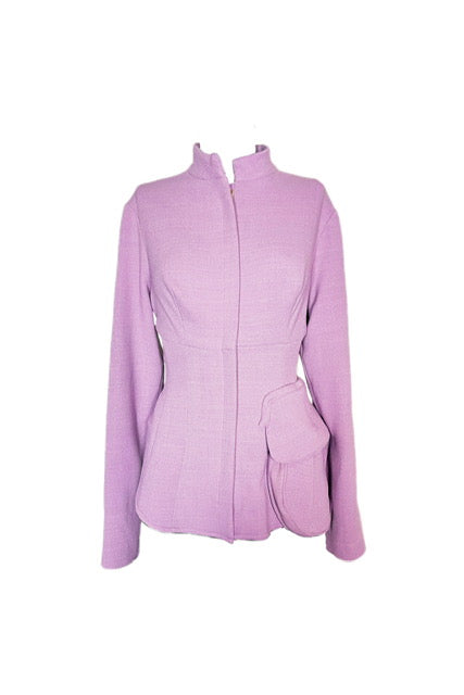 Colored Cotton Bucket Pocket Jacket