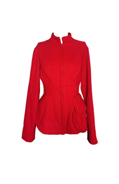 Colored Cotton Bucket Pocket Jacket