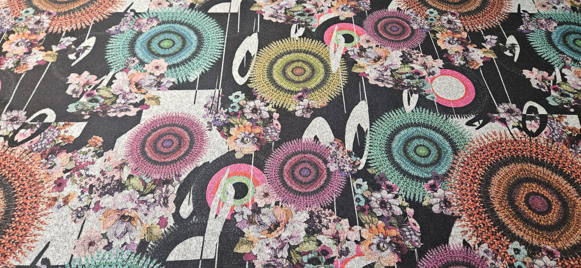 #1 Printed Cotton Knit Fabric