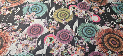 #1 Printed Cotton Knit Fabric