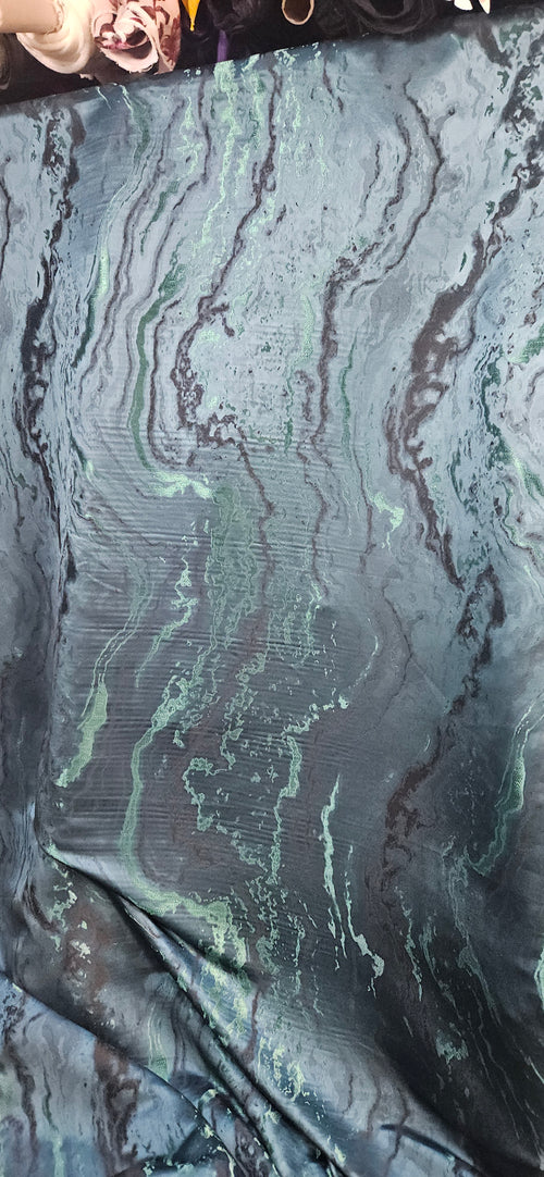 #12 Brocade Ocean Print