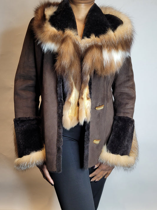 Hip length Shearling