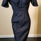 V front Denim Sheath Dress